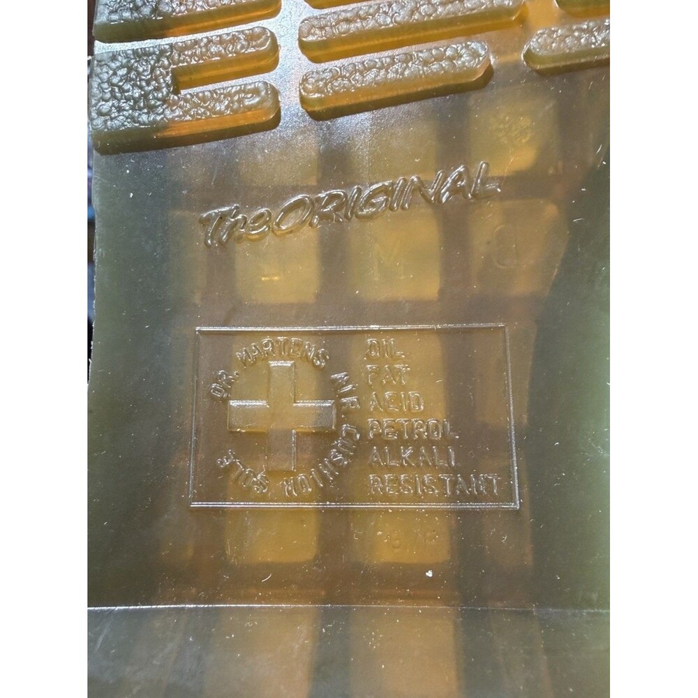 Doc Martens 1460 White AirWair Boots Womens 8 Leather Combat Lace Up Chunky - Picture 4 of 13